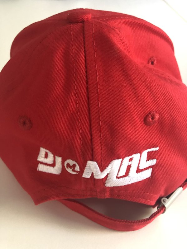 Base Mütze "DJ MAC" rot